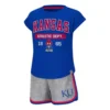 Colosseum Toddler Girl's Kansas Jayhawks Charge It Short Set