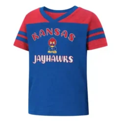 Colosseum Toddler Girls' Kansas Jayhawks Pie Crust T-Shirt