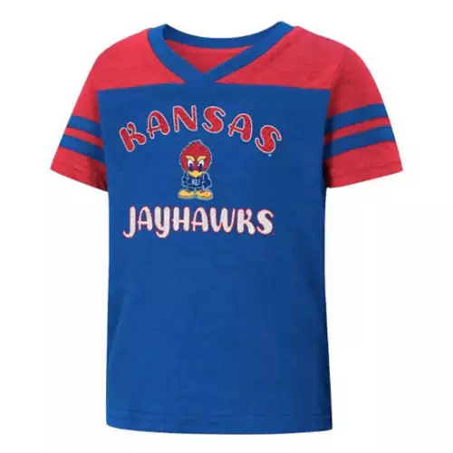 Colosseum Toddler Girls' Kansas Jayhawks Pie Crust T-Shirt 3 Colosseum Toddler Girls' Kansas Jayhawks Pie Crust T-Shirt