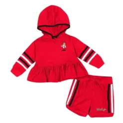 Colosseum Infant Girls' Nebraska Cornhuskers Spoon Jacket & Short Set