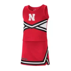 Colosseum Girls' Nebraska Cornhuskers Carousel Cheer Set
