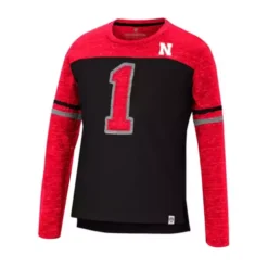 Colosseum Girls' Nebraska Cornhuskers Mary Long Sleeve Shirt