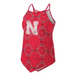 Colosseum Women's Nebraska Cornhuskers Bandana Tank