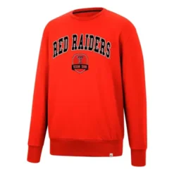 Colosseum Texas Tech Red Raiders Effort Crewneck Sweatshirt