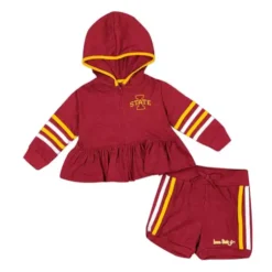 Colosseum Infant Girls' Iowa State Cyclones Spoon Jacket & Short Set