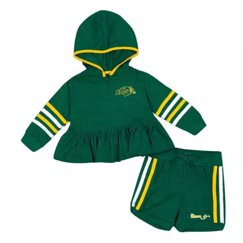 Colosseum Infant Girls' North Dakota State Bison Spoon Jacket & Short Set 3 Colosseum Infant Girls' North Dakota State Bison Spoon Jacket & Short Set