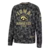 Colosseum Iowa Hawkeyes Operation Hat Trick GI Joe Crew Neck Sweatshirt
