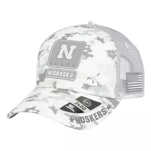 Colosseum Nebraska Cornhuskers Operation Hat Trick American Hero Hat 3 Colosseum Nebraska Cornhuskers Operation Hat Trick American Hero Hat