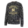 Colosseum Nebraska Cornhuskers Operation Hat Trick GI Joe Crew Neck Sweatshirt -Sportswear Store 19690226226