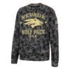 Colosseum Nevada Wolf Pack Operation Hat Trick GI Joe Crew Neck Sweatshirt -Sportswear Store 19690226231
