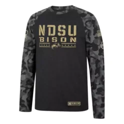 Colosseum North Dakota State Bison Operation Hat Trick Ozone Long Sleeve Shirt