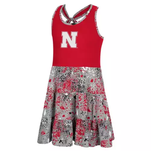 Colosseum Girls' Nebraska Cornhuskers Sweetpea Dress 3 Colosseum Girls' Nebraska Cornhuskers Sweetpea Dress