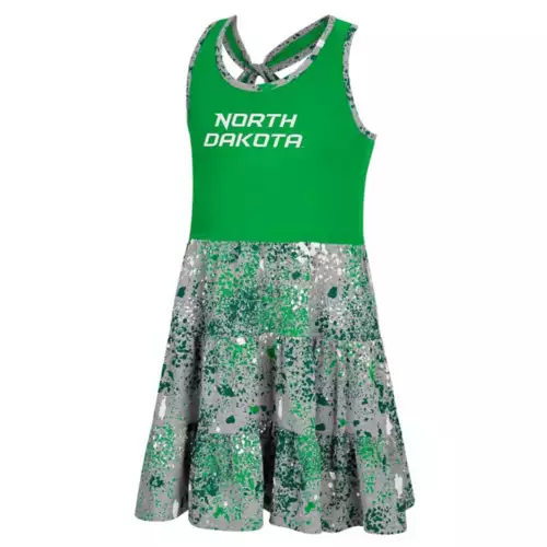 Colosseum Girls' North Dakota Fighting Hawks Sweetpea Dress 3 Colosseum Girls' North Dakota Fighting Hawks Sweetpea Dress