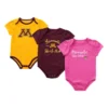 Colosseum Minnesota Golden Gophers 3pk. Formula Onsie Set -Sportswear Store 65702601690